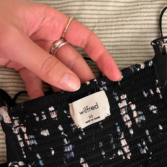 Aritzia Wilfred Naomi 100% Silk Midi Dress - Picture 9 of 10